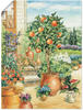 Artland Wandbild Orangenbaum im Garten, Garten (1 St), als Alubild, Outdoorbild,