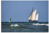 Artland Leinwandbild Segelschiff auf der Ostsee, Boote & Schiffe (1 St), auf