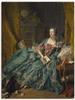 Artland Wandbild Bildnis der Marquise de Pompadour. 1756, Frau (1 St), als