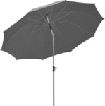 Schneider Schirme Marktschirm Schneider Sonnenschirm Locarno anthrazit &Oslash; 220 cm