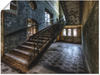 Artland Wandbild Lost Place - Treppen, Architektonische Elemente (1 St), als