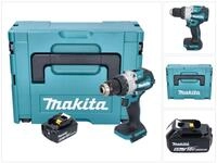 Makita Akku-Schlagbohrschrauber DHP 489 G1J Akku Schlagbohrschrauber 18 V 73 Nm