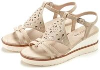 Sandalette LASCANA "Sommerschuh, offener Schuh, Sandale, Keilsandalette", Damen, Gr.