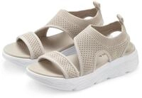 LASCANA Sommerschuh Sandale Sandalette, Sommerschuh aus elastischem Textil...