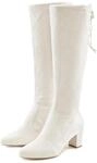 Schlupfstiefel LASCANA "Schlupfboots, Slouchy Boots, Slip-On", Damen, Gr. 35, beige