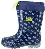 Gummistiefel LICO "Stiefel Power Blinky", Jungen, Gr. 25, blau, Synthetik, Schuhe