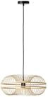 Brilliant Pendelleuchte Busan, ohne Leuchtmittel, H&auml;ngelampe 48cm schwarz/natur