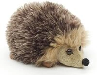 Uni-Toys Kuscheltier Igel - gold-braun oder grau-braun - 15 cm (L&auml;nge) - Pl&uuml;sch,