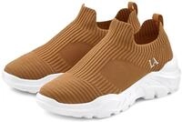 Sneaker LASCANA "Slip-On-Sneaker", Damen, Gr. 36, braun (camelfarben), Obermaterial: