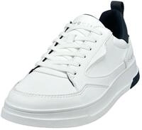 Keilsneaker BUGATTI, Herren, Gr. 40, blau (wei&szlig;, navy), Lederimitat, unifarben mit
