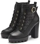 Stiefelette LASCANA "High-Heel-Stiefelette", Damen, Gr. 38, schwarz, Obermaterial:
