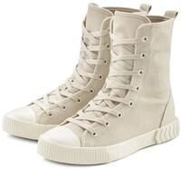 LASCANA High-Top Sneaker, Textil-Boot, Herbststiefelette, Schn&uuml;rschuh,...