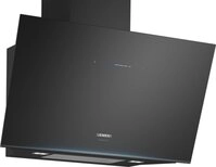 SIEMENS Wandhaube LC91KLT65, iQ700 Wandesse, 90 cm, Klarglas schwarz bedruckt...