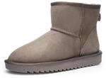 Schlupfboots ARA "Alaska Classic Short", Damen, Gr. 36, grau (hellgrau), Lammfell,