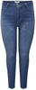 ONLY CARMAKOMA Skinny-fit-Jeans CARSTORM HW SK PUSH UP DNM BJ564, blau