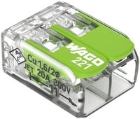 WAGO Verbindungsklemme WAGO 221-422 221 Verbindungsklemme flexibel: 0.14-4 mm&sup2;