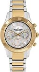 Jacques Lemans Chronograph Venice 1-2151G, Armbanduhr, Damenuhr, Edelstahlarmband,