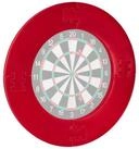 relaxdays Dart-Wandschutz Dart Catchring "R7" (4 St), rot
