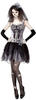 Widmann S.r.l. Hexen-Kostüm Skelett Geisterbraut Halloween Kostüm für Damen