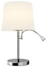 Lindby Tischleuchte Benjiro, 1 x 60 W E27 (exkl) + 1 x 3 W LED (inkl), warmwei&szlig;
