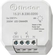 finder Drehdimmer Elektronischer Unterputz Dimmer 200 W LED 15.21.8.230.0200