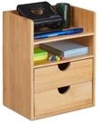relaxdays Organizer Schreibtisch Organizer aus Bambus (1 St)
