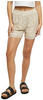 URBAN CLASSICS Stoffhose Damen Ladies Laces Shorts (1-tlg), beige
