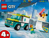 LEGO® Konstruktionsspielsteine CITY Rettungswagen und Snowboarder