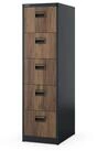 Jan Nowak Aktenschrank Metall Aktenschrank 5 Schubladen SARA V5 46 x 163 x 62 cm
