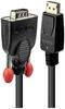 Lindy Videokabel-Adapter 0.5 m VGA (D-Sub) DisplayPort HDMI-Kabel