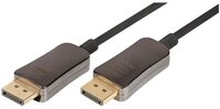 Digitus Digitus DisplayPort AOC Kabel 30m UHD 8K Elektro-Kabel, 1x DisplayPort