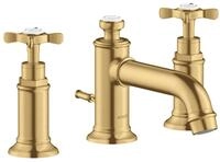 hansgrohe Waschtischarmatur Axor Montreux 30 3-Loch Kreuzgriff mit
