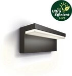 Philips LED Au&szlig;en-Wandleuchte Outdoor Ultra-Efficient Bustan 3.8W, 2700 Kelvin,