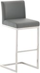 CLP Barhocker Paros (1 St., 1er), Kunstlederbezug, Freischwinger, bis 240 kg