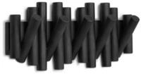 Umbra Garderobenhalter PICKET RAIL 5 Garderobe, schwarz, Traglast pro Haken 2.3...