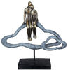 Casablanca by Gilde Dekofigur Skulptur Lovecloud, bronzefarben/grau (1 St), grau
