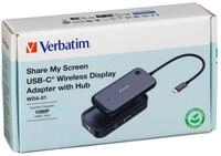 Verbatim Share My Screen USB-C Wirel.Displ.Ad. 1080P/Hub Eingabeger&auml;te-Set