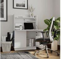 Vicco Regal-Schreibtisch Alena, Wei&szlig;, 85 x 27 cm (1-St)