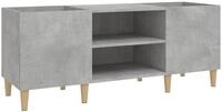 vidaXL TV-Schrank 121 x 38 x 48 cm Plattenschrank Betongrau 121x38x48 cm...