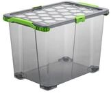 ROTHO Aufbewahrungsbox Evo Total Protection 65l Kiste mit Deckel und R&auml;der