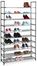 relaxdays Schuhregal Stecksystem XXL, grau