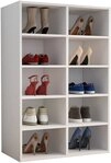 VCM Schuhregal Schuhschrank Hinsol H. 84 x B. 55 x T. 30 cm