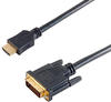 S/CONN maximum connectivity® HDMI Stecker auf DVI-D (24+1) Stecker, vergoldete