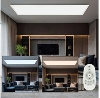 GLOBO LIGHTING LED Panel, LED-Leuchtmittel fest verbaut, Farbwechsel,...
