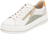 Plateausneaker REMONTE, Damen, Gr. 36, wei&szlig; (sanftes wei&szlig; kombiniert), Leder,