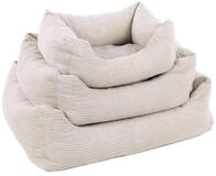 Flamingo Tierbett Katzenbett Velluto rechteckig beige