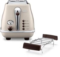 De'Longhi Toaster Incona Vintage &raquo;CTOV 2103.BG&laquo;, 2 kurze Schlitze, 900 W, im...