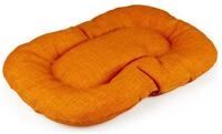 DUVO+ Tierkissen Hundekissen oval gesteppt tangerine orange