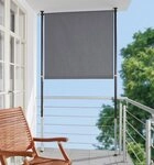Angerer Freizeitm&ouml;bel Klemm-Senkrechtmarkise grau, BxH: 120x275 cm