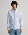 Gant Langarmhemd Slim Fit Oxford Hemd strukturiert langlebig dicker Oxford Hemd...
